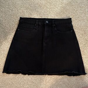 Blank NYC Black Denim Mini Skirt